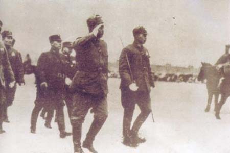 中日军队在永定门外发生冲突